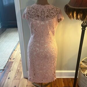 Pretty Pink Todashi Shoji Lace Dress